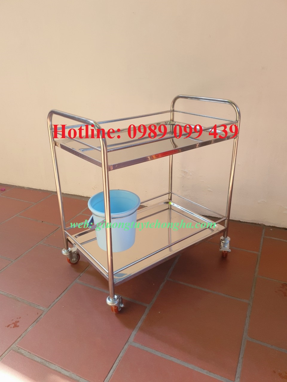 XE ĐẨY THUỐC TIÊM 2 TẦNG model: XI 424